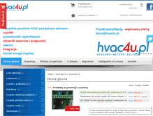 Tablet Screenshot of hvac4u.pl
